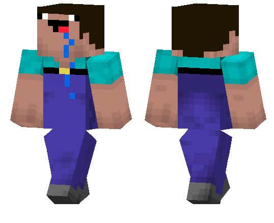 Roblox - Skinny Noob Minecraft Mob Skin