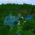 Seed: Bamboo Forest & Pandas in Minecraft PE