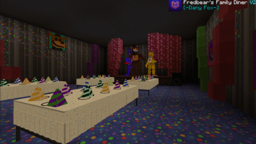 Fredbears Family Diner (1983) Minecraft Map