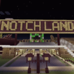 Notchland Amusement Park map for Minecraft PE