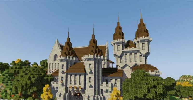 Download «Medieval Mansion» (11 mb) map for Minecraft