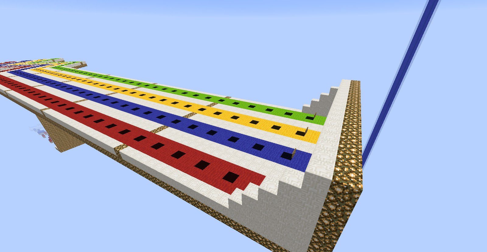 Rainbow World Lucky Block Race