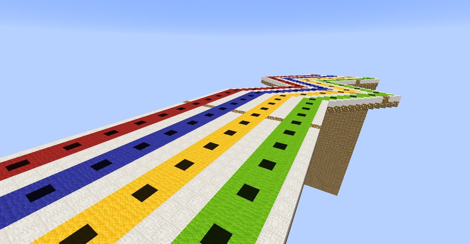 Rainbow Lucky Block Race Map