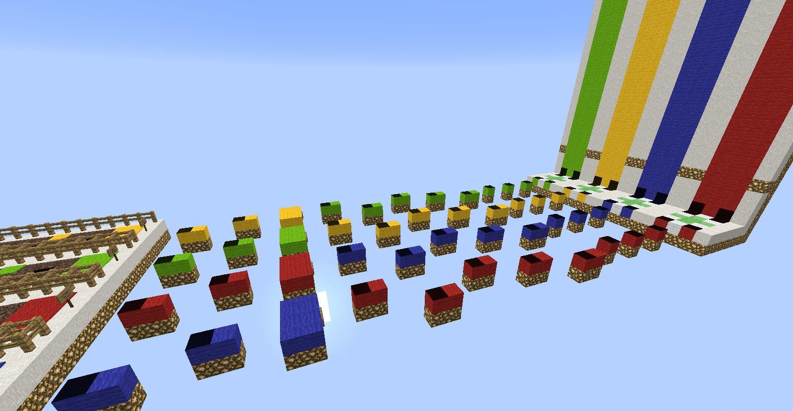 Lucky Block Race Map for MCPE APK + Mod for Android.