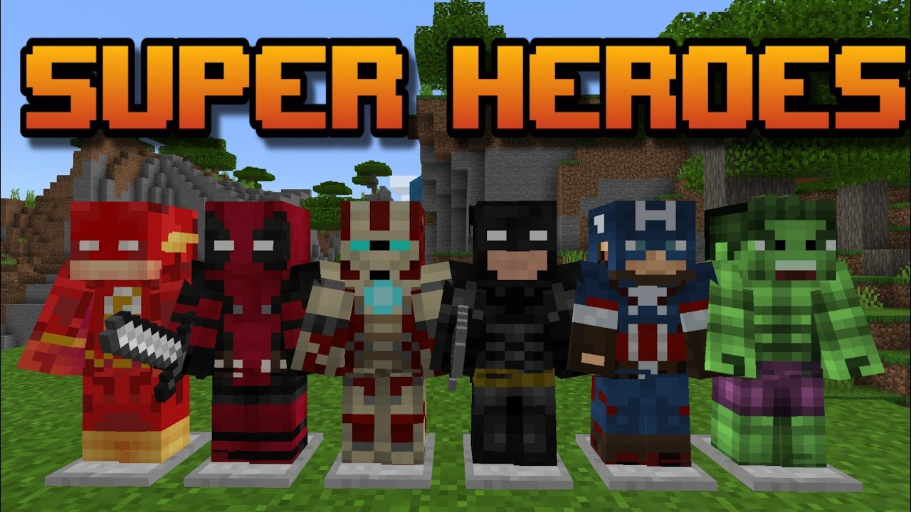 Download SuperHeroes Armors Addon for Minecraft PE on Android