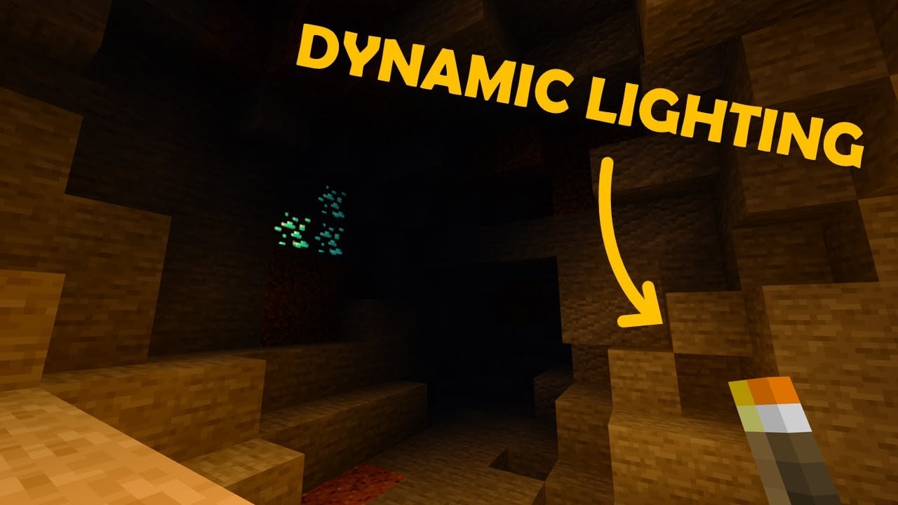 Мод Dynamic Lights. Динамическое освещение майнкрафт. Майнкрафт мод Dynamic Lights. Модное динамическое освещение факелов.