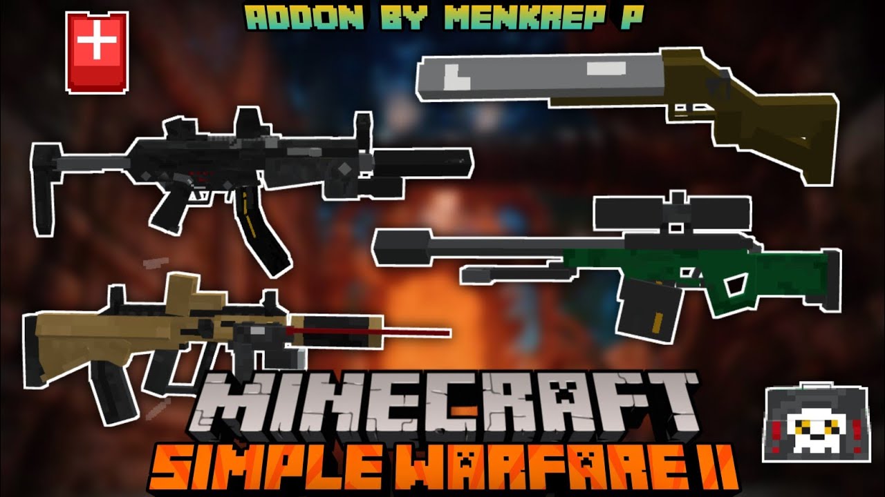 Download Simple Warfare II Addon for Minecraft PE on Android