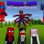 SpiderMan: Into The CraftingVerse for Minecraft PE